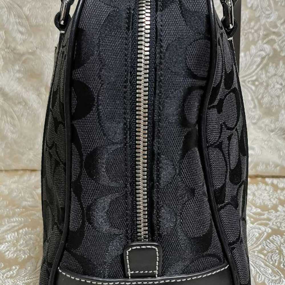 COACH 6097 Handbag Canvas x Leather - image 3