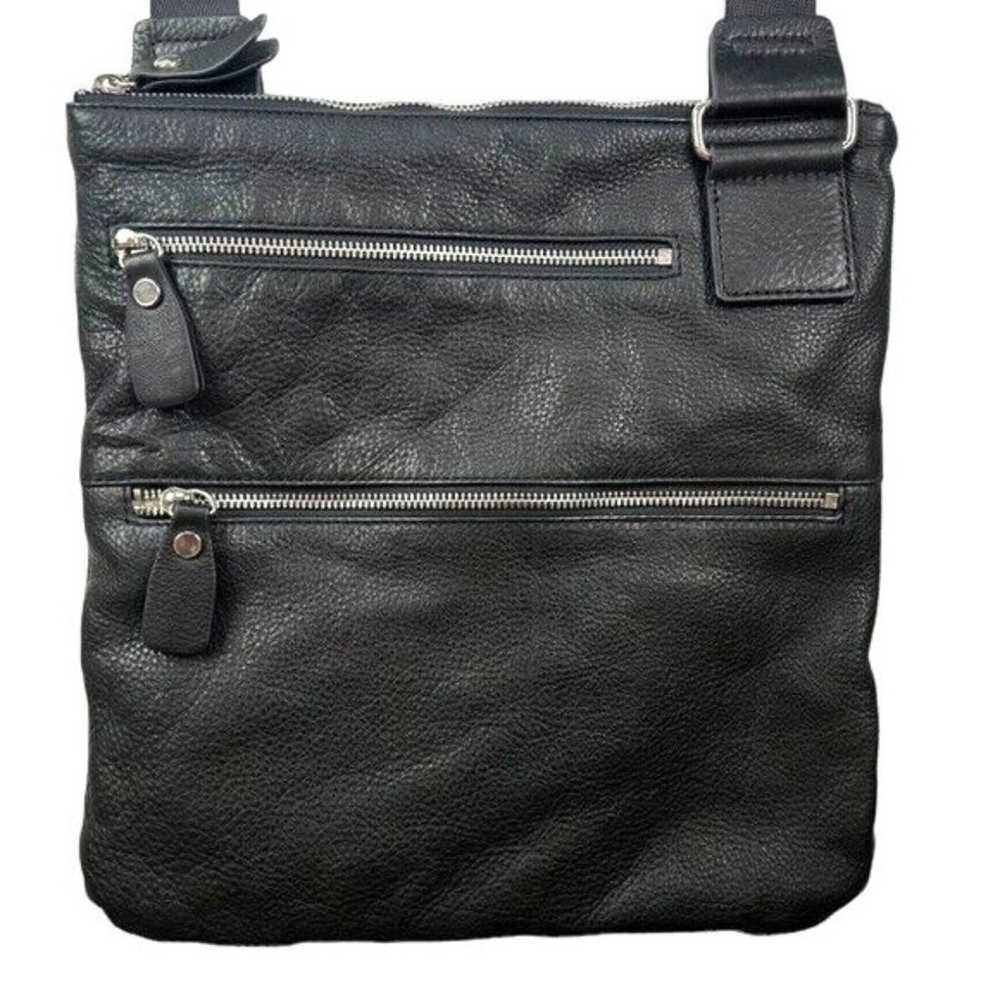 Margot Bags Genuine Leather Double Zipper Crossbo… - image 2