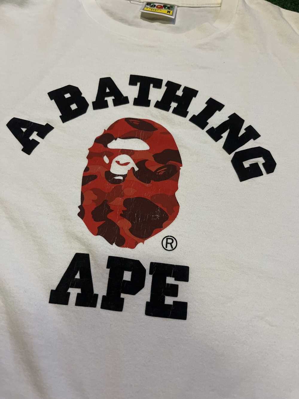 Bape Color Camo College Tee - image 3