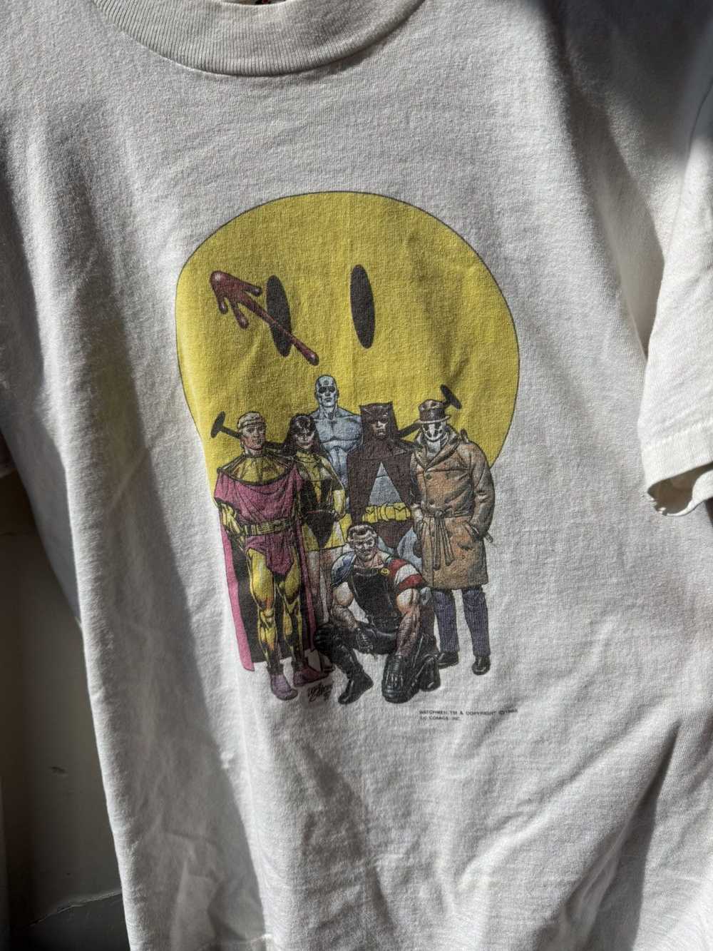 Dc Comics × Vintage Vintage Watchmen T-Shirt 1988… - image 2