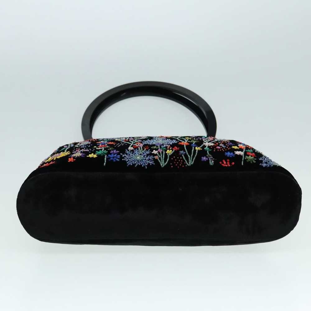 Salvatore Ferragamo Black Suede Tote Bag (Pre-Own… - image 5