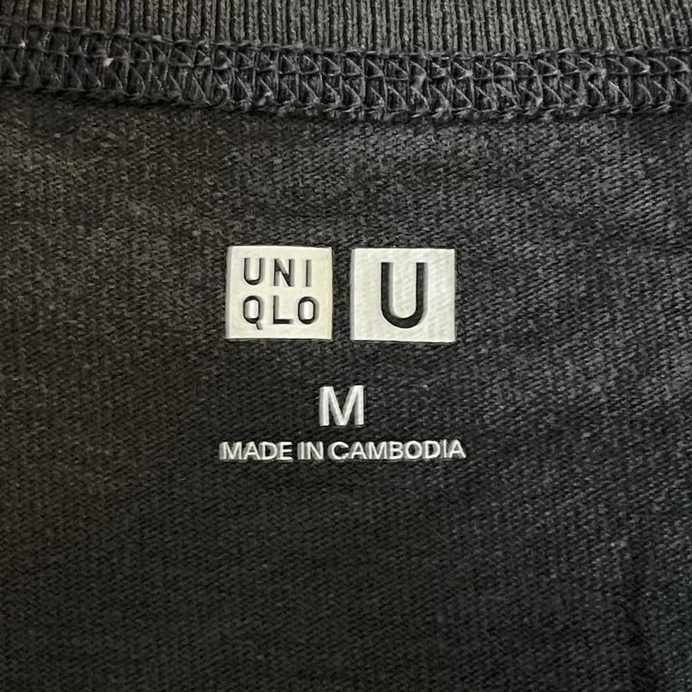 Uniqlo Uniqlo Dark Grey Tee U Crew Neck Size Medi… - image 3