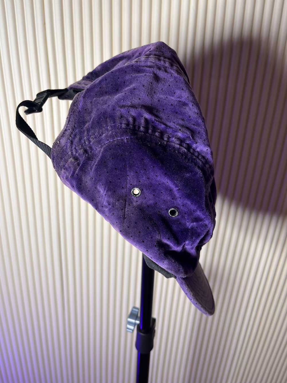 Odd Future × Supreme Purple Supreme Hat Velvet Wh… - image 2