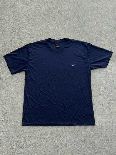 Nike 1990s Vintage Nike Navy Embroidered Swoosh Fl