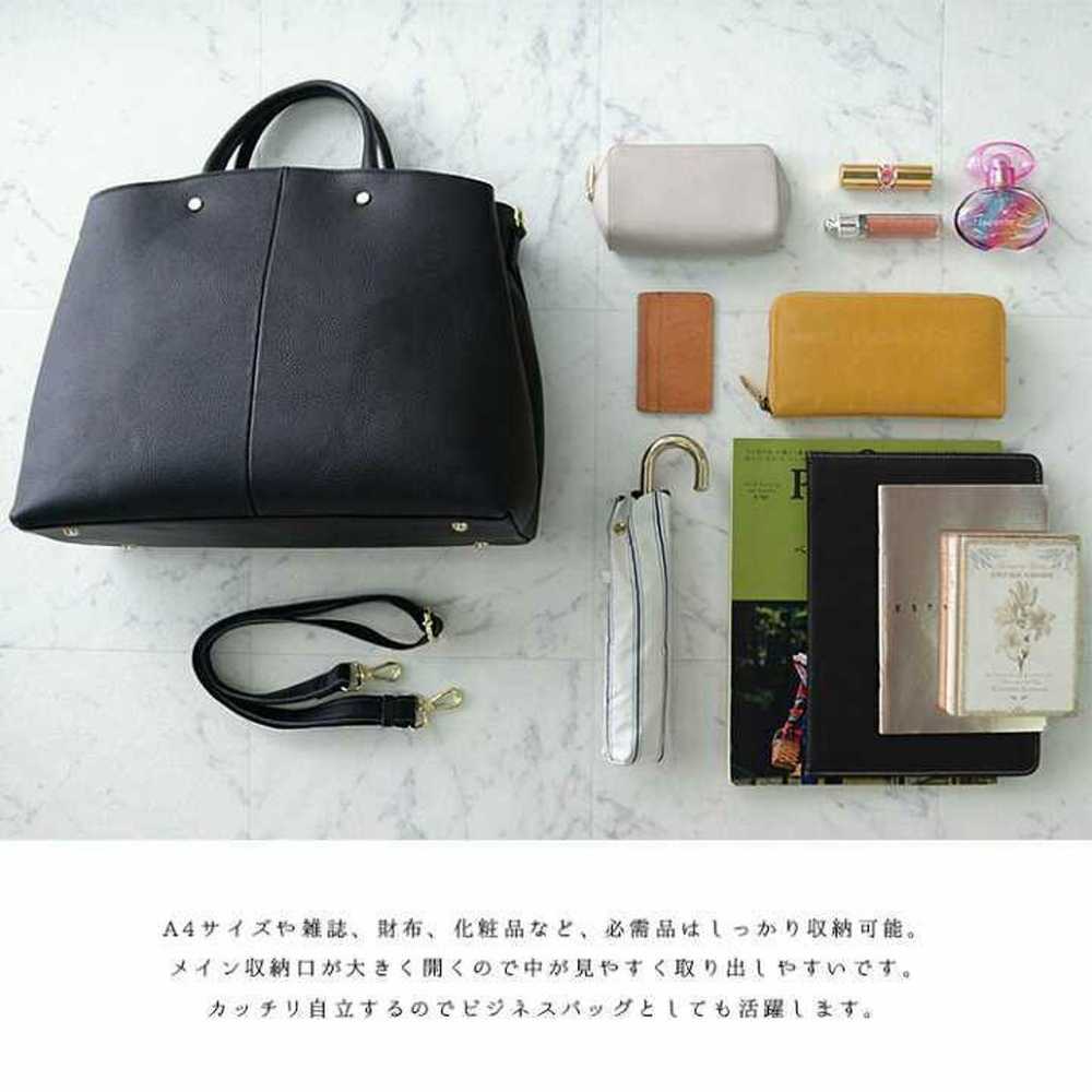 [Like New] Vita Felice Leather Bag Tote Bag Aroco… - image 7