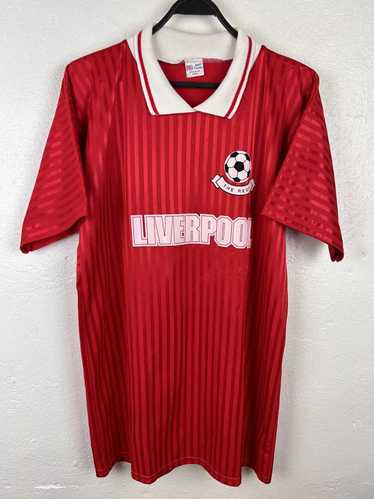 Liverpool × Soccer Jersey × Vintage 90s Vintage Li