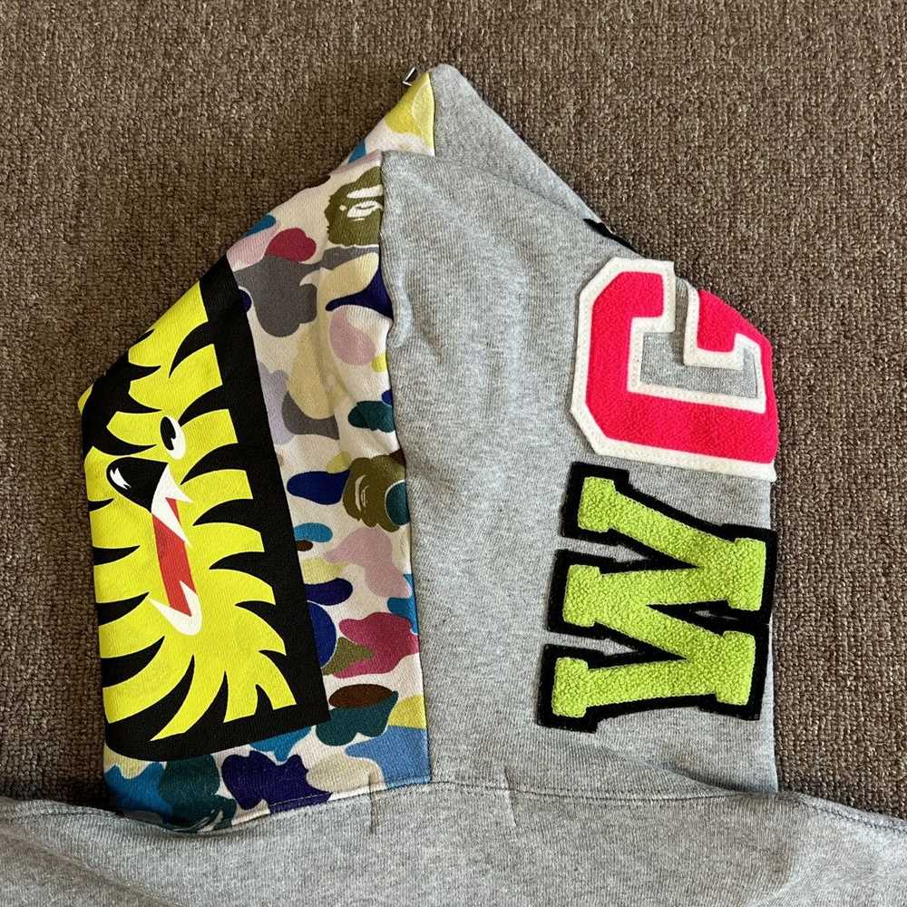 Bape Bape 20th Anniversary Multi Camo Shark Zip U… - image 8