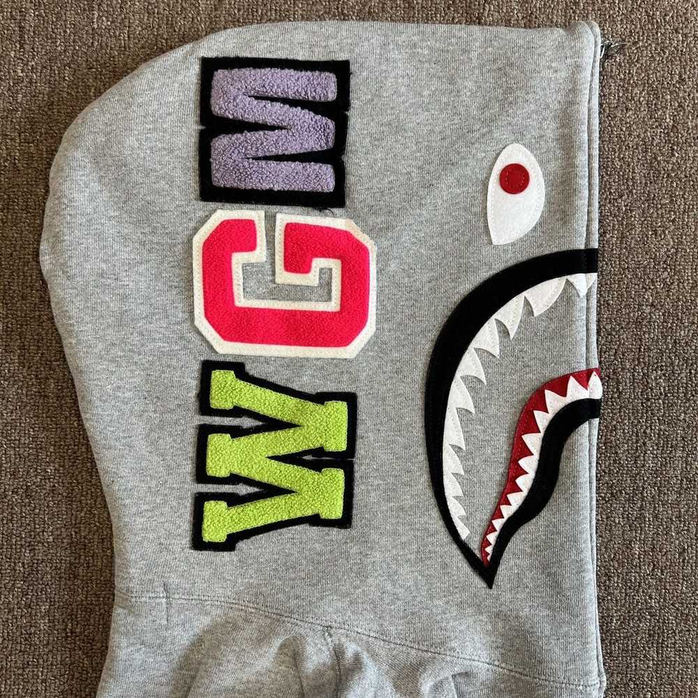 Bape Bape 20th Anniversary Multi Camo Shark Zip U… - image 9