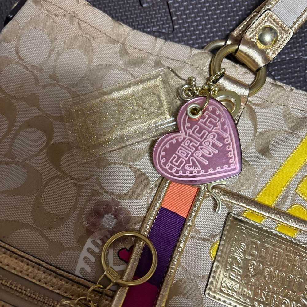 Coach Shoulder Bag, Handbag Beige/Multi-color - image 3