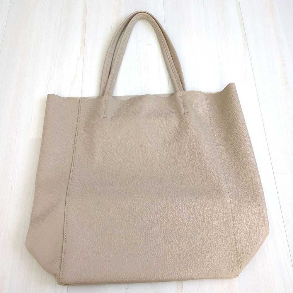 Genuine Leather Italy GIUDI Tote Bag with Inner P… - image 1