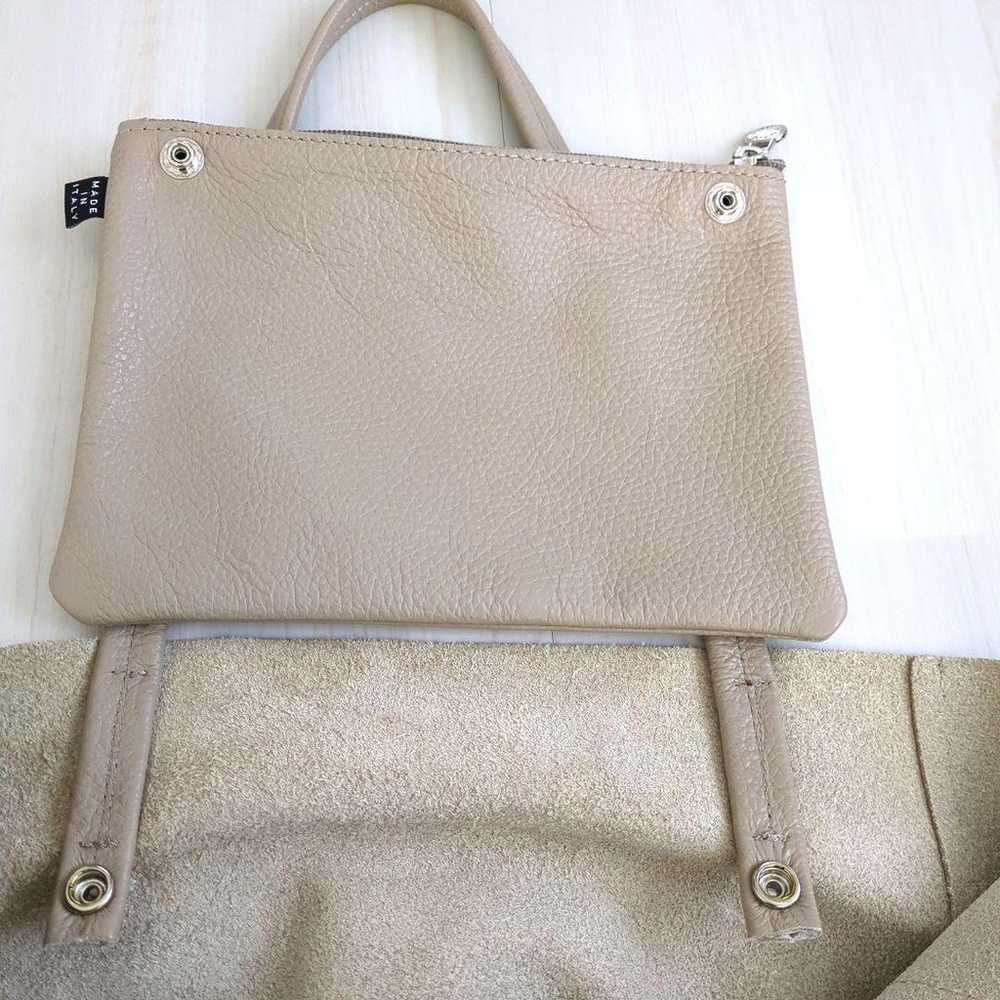 Genuine Leather Italy GIUDI Tote Bag with Inner P… - image 7