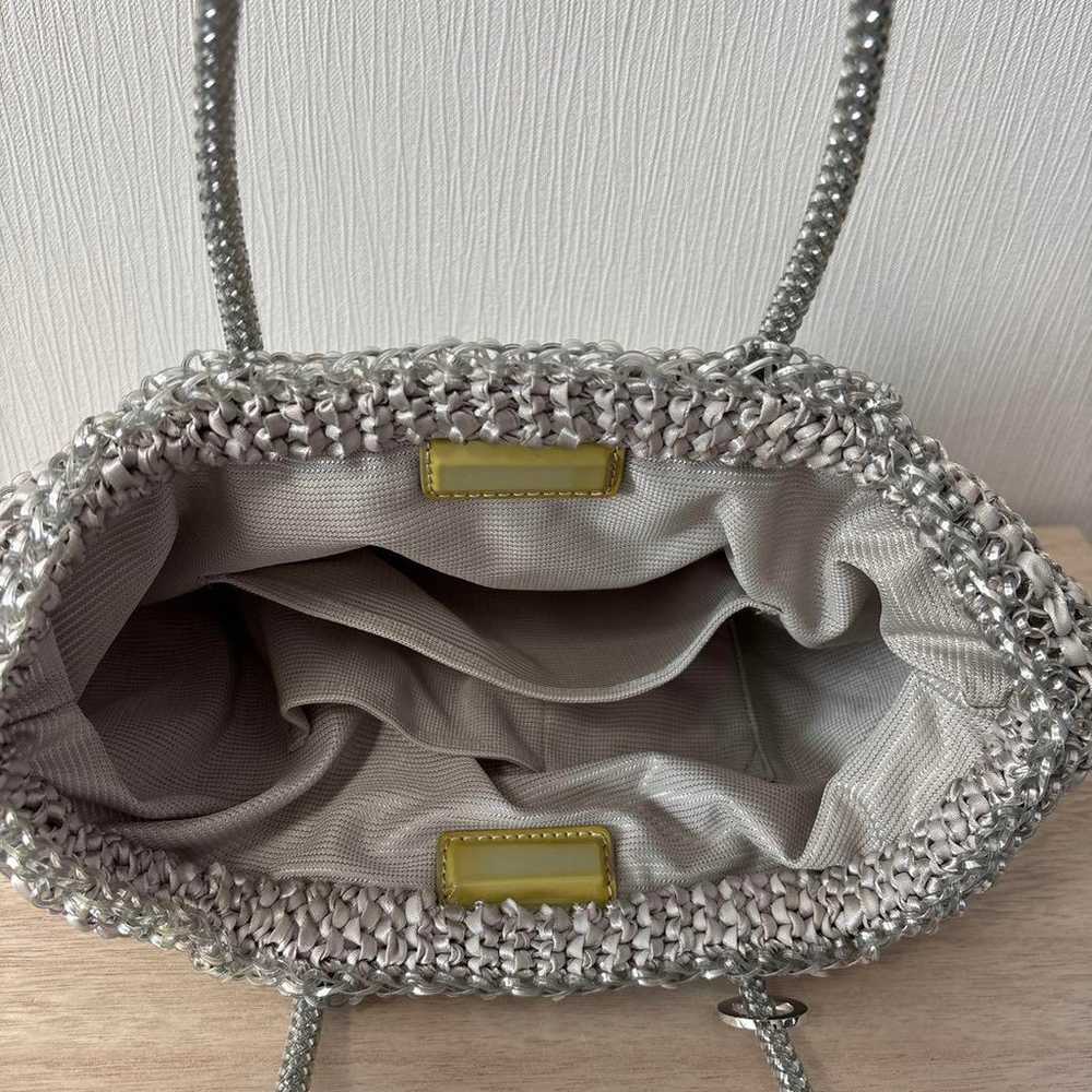 ANTEPRIMA Carina Wire Bag Tote Silver - image 4