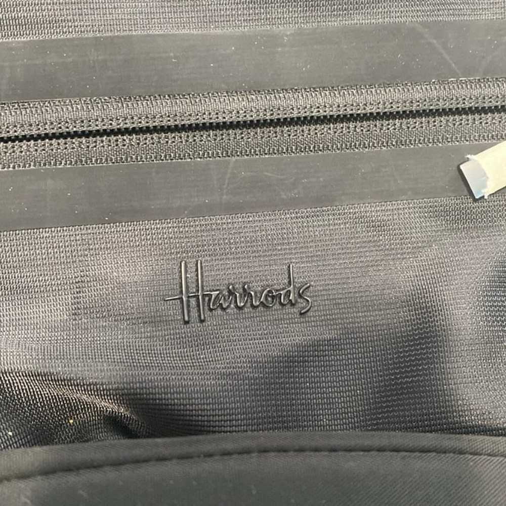 HARRODS BLACK BACKPACK Book Bag - image 3