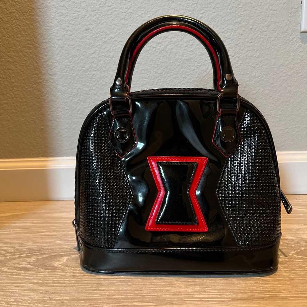 RARE!! Loundgefly Black Widow Medium Dome Purse - image 3