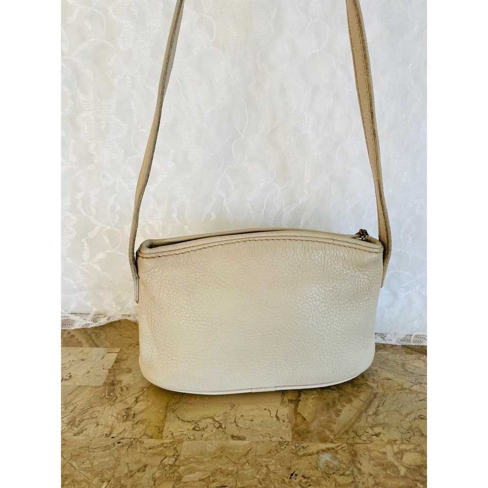 Vtg Coach Sonoma style 4918 pebble leather off wh… - image 2