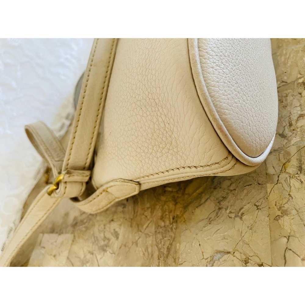 Vtg Coach Sonoma style 4918 pebble leather off wh… - image 7