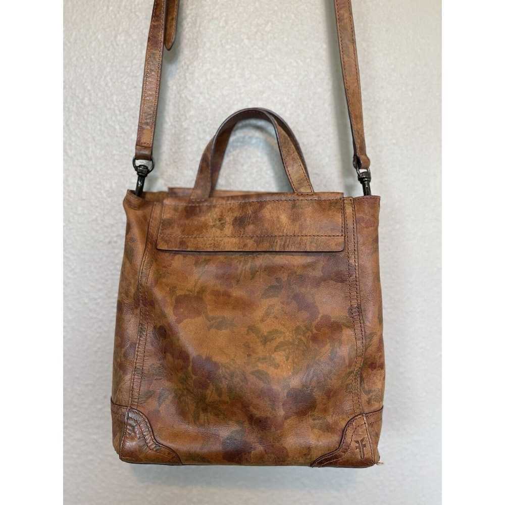 $278 Frye Charlie Small Tote Crossbody Bag Tan Mu… - image 1