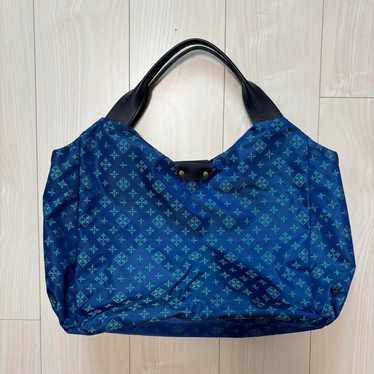 russet LACHIC tote bag handbag nylon blue