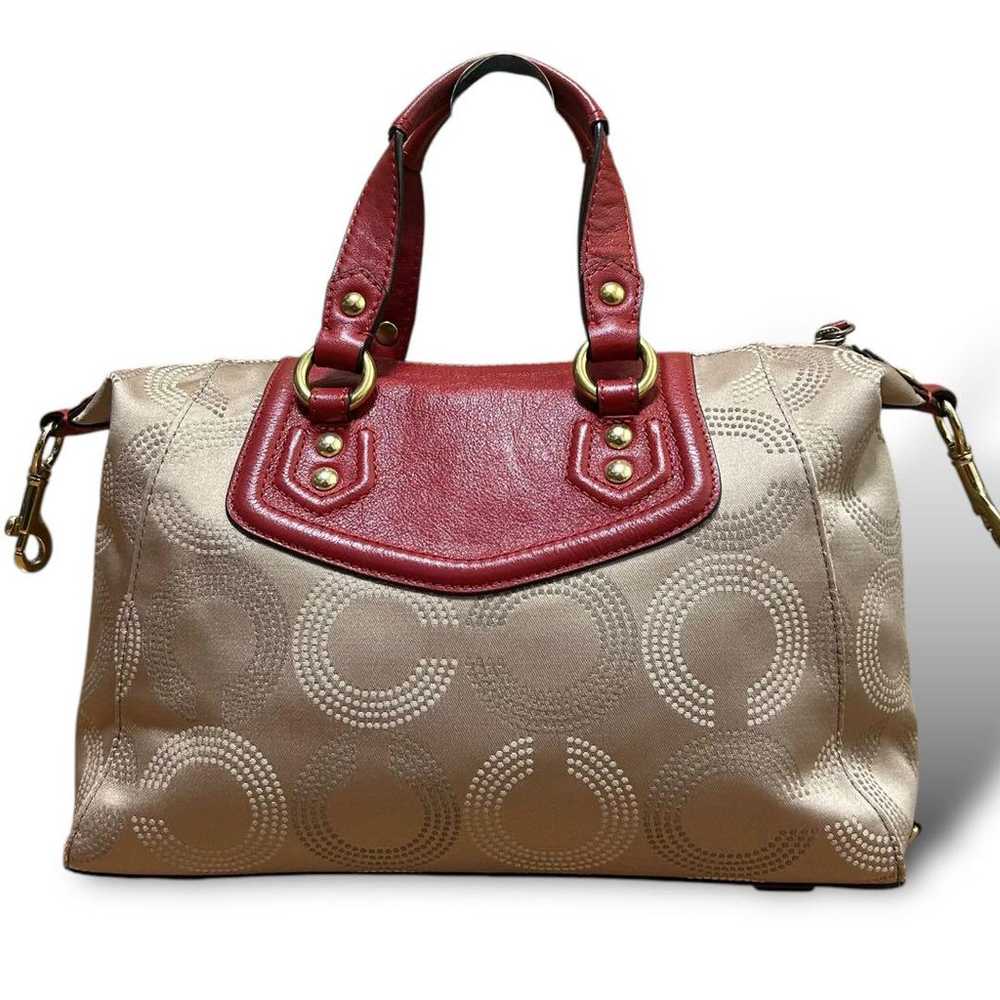 Excellent Condition Coach Tote Bag, 2-Way, Op Art… - image 3