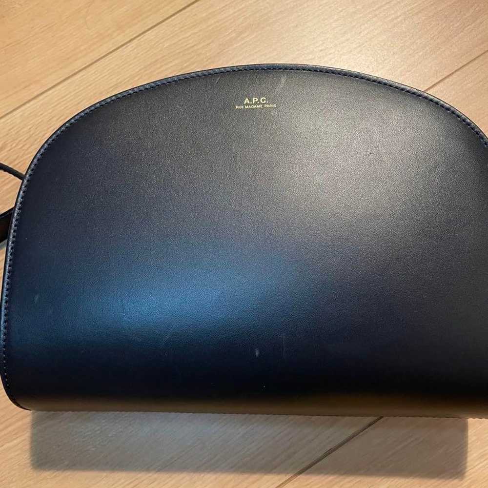 APC Half Moon Shoulder Bag Navy - image 3