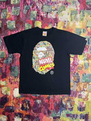 Bape × Marvel Comics Bape Marvel Ape Head Shirt La