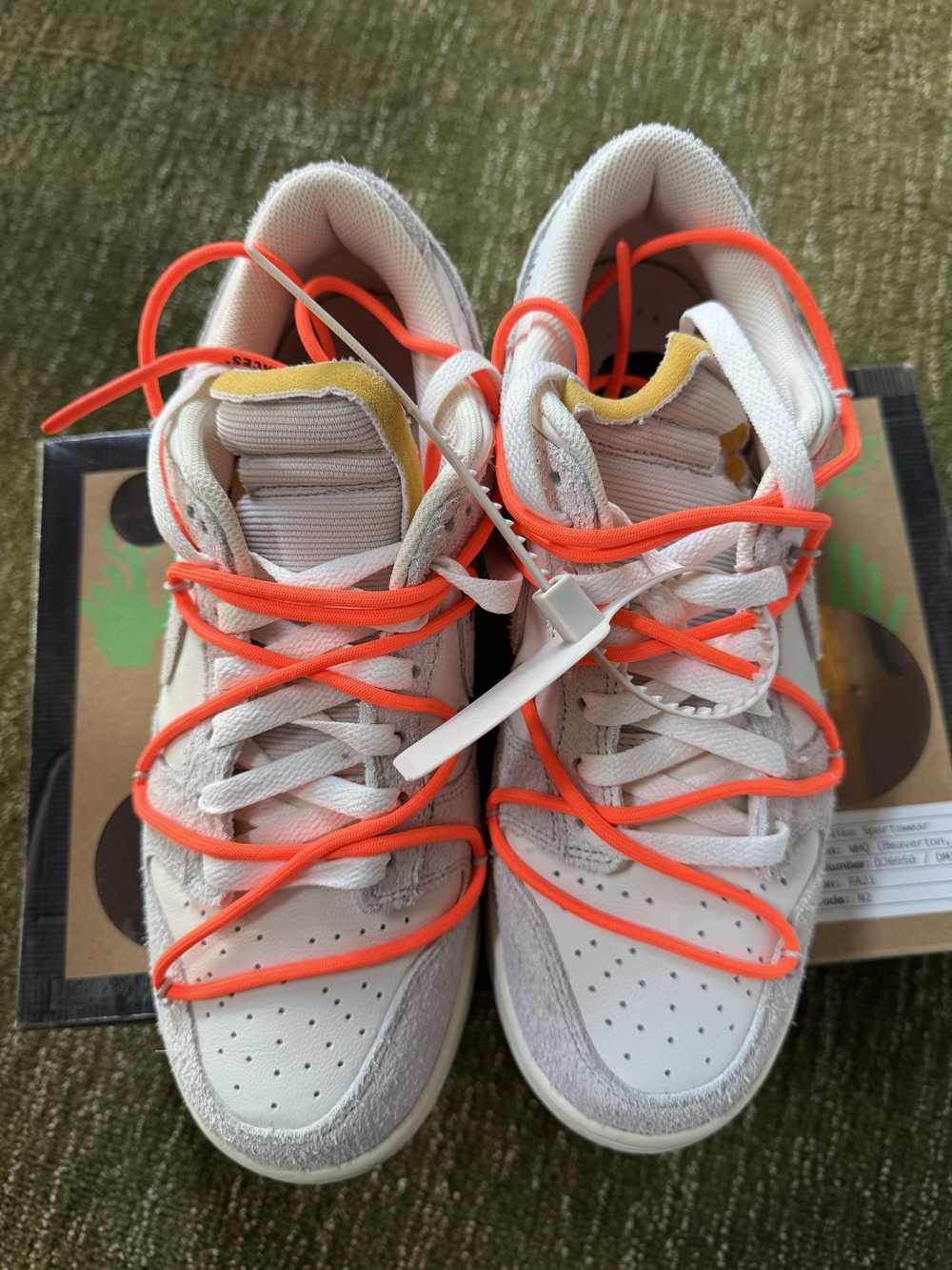 Nike × Off-White Off White x Nike Dunk Low, Lot 1… - image 6