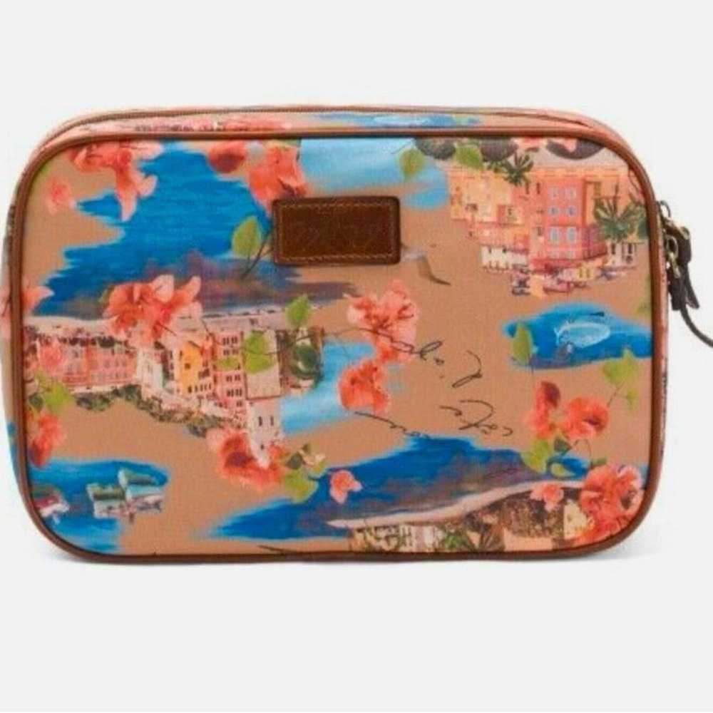 Patricia Nash French Riviera hanging make up bag - image 1