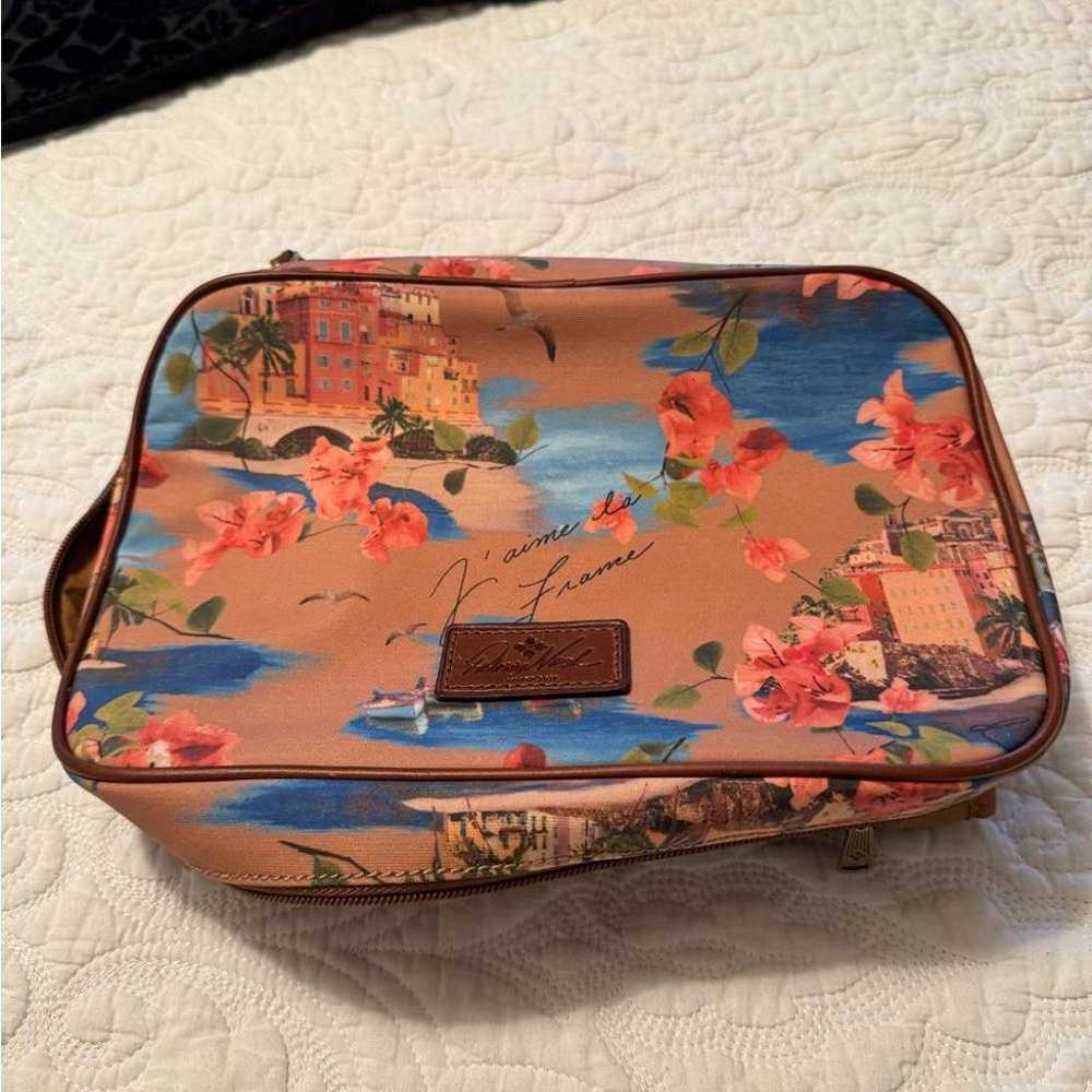 Patricia Nash French Riviera hanging make up bag - image 4