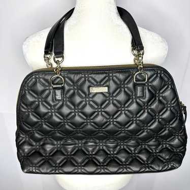 Kate Spade Black Quilted Leather Shoulder Purse