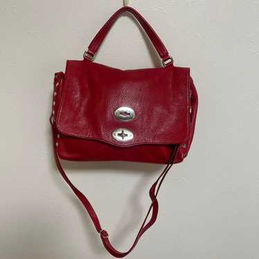 Zanellato Leather Red Shoulder Bag