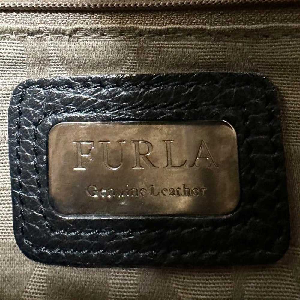 FURLA Black Leather Shoulder Bag - image 11