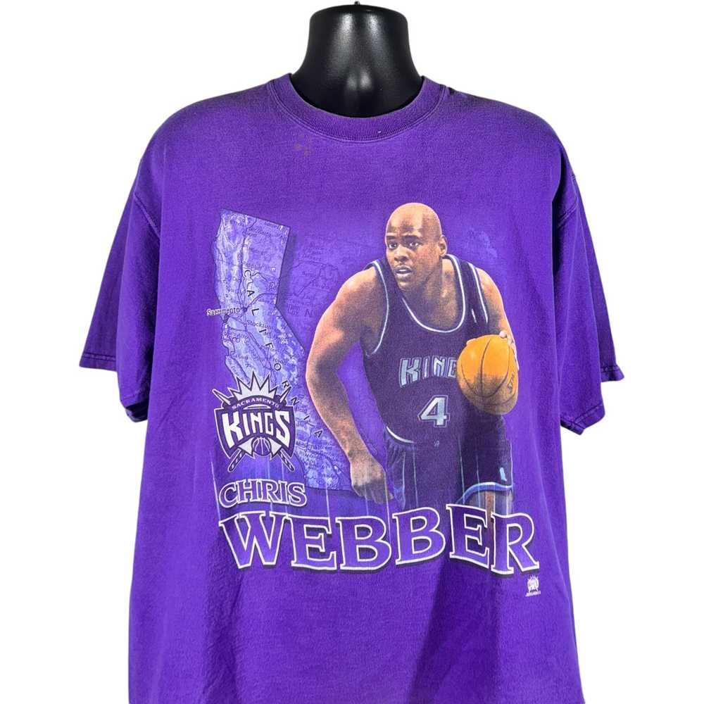 Vintage Vintage Sacramento Kings Chris Webber NBA… - image 2