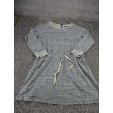 Loft Loft Sweater Dress Womens Large Gray Back Zi… - image 1