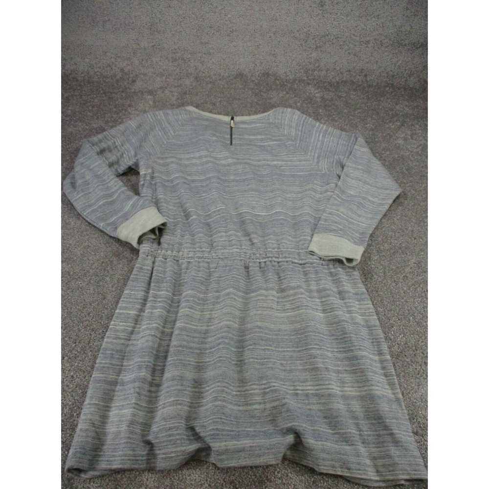 Loft Loft Sweater Dress Womens Large Gray Back Zi… - image 3