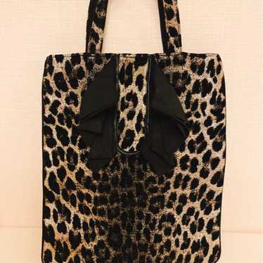 Laduree Leopard Ribbon Tote - image 1