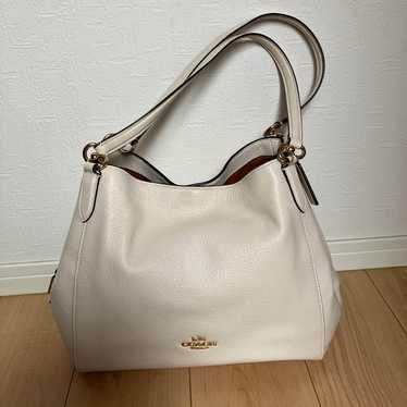 COACH Shoulder Bag White - image 1