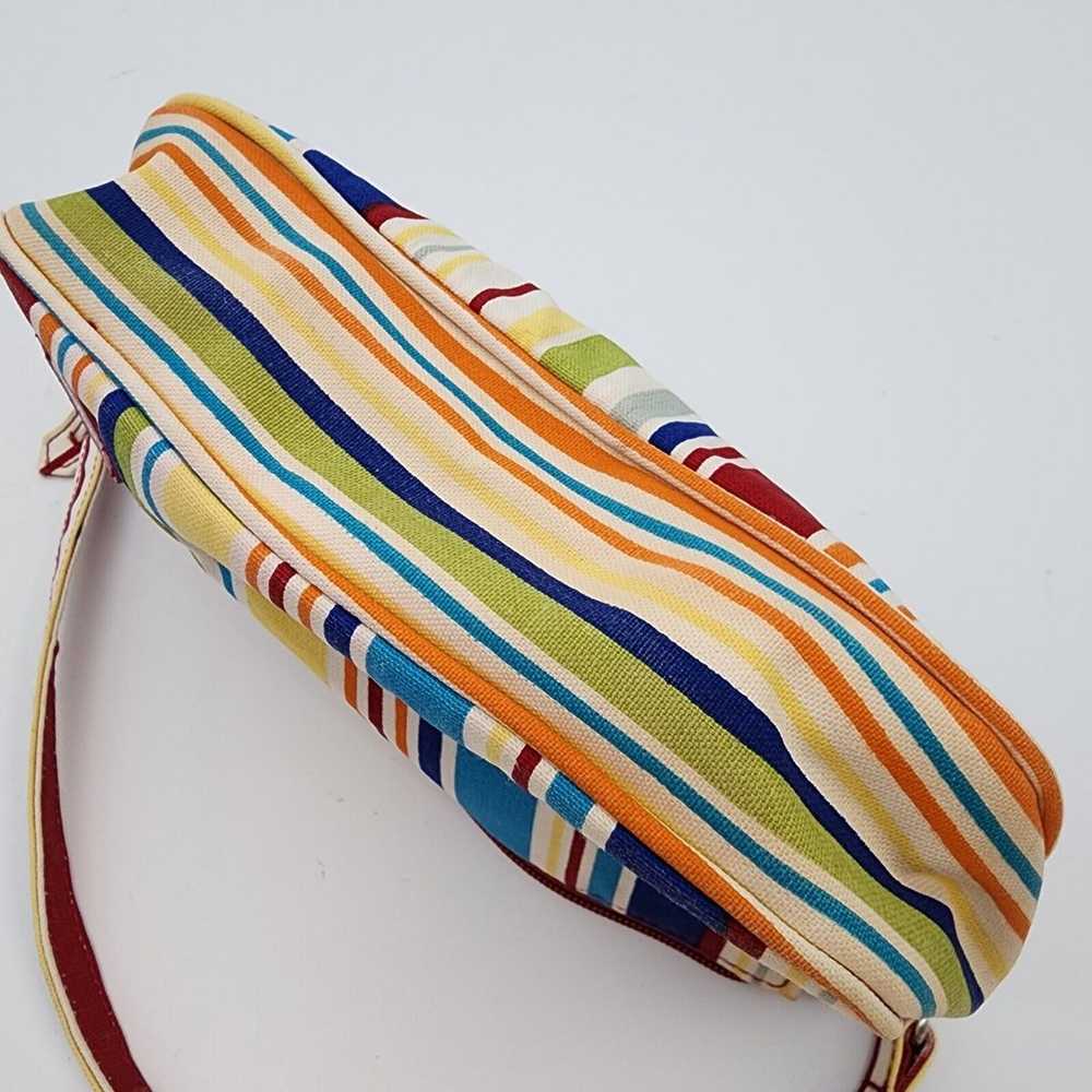 Longaberger Homestead Striped Pocketbook Hand Bag… - image 5