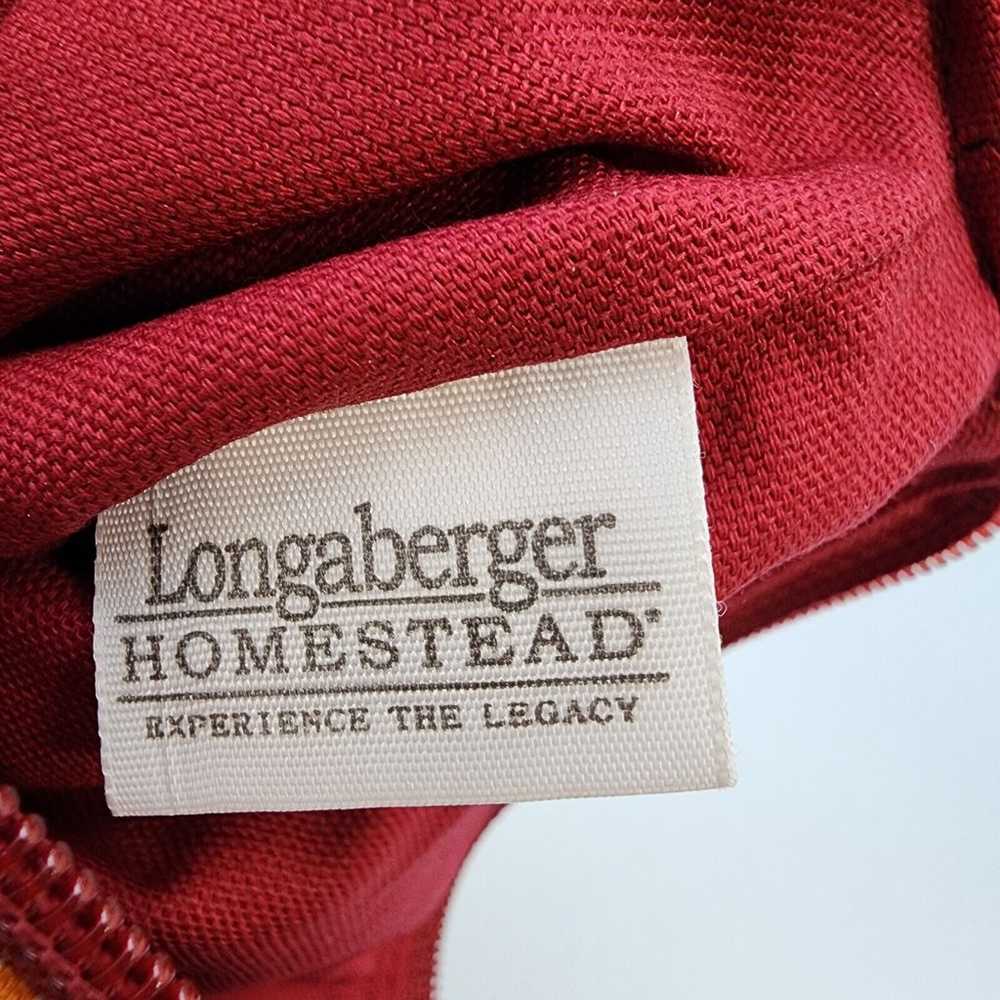 Longaberger Homestead Striped Pocketbook Hand Bag… - image 7