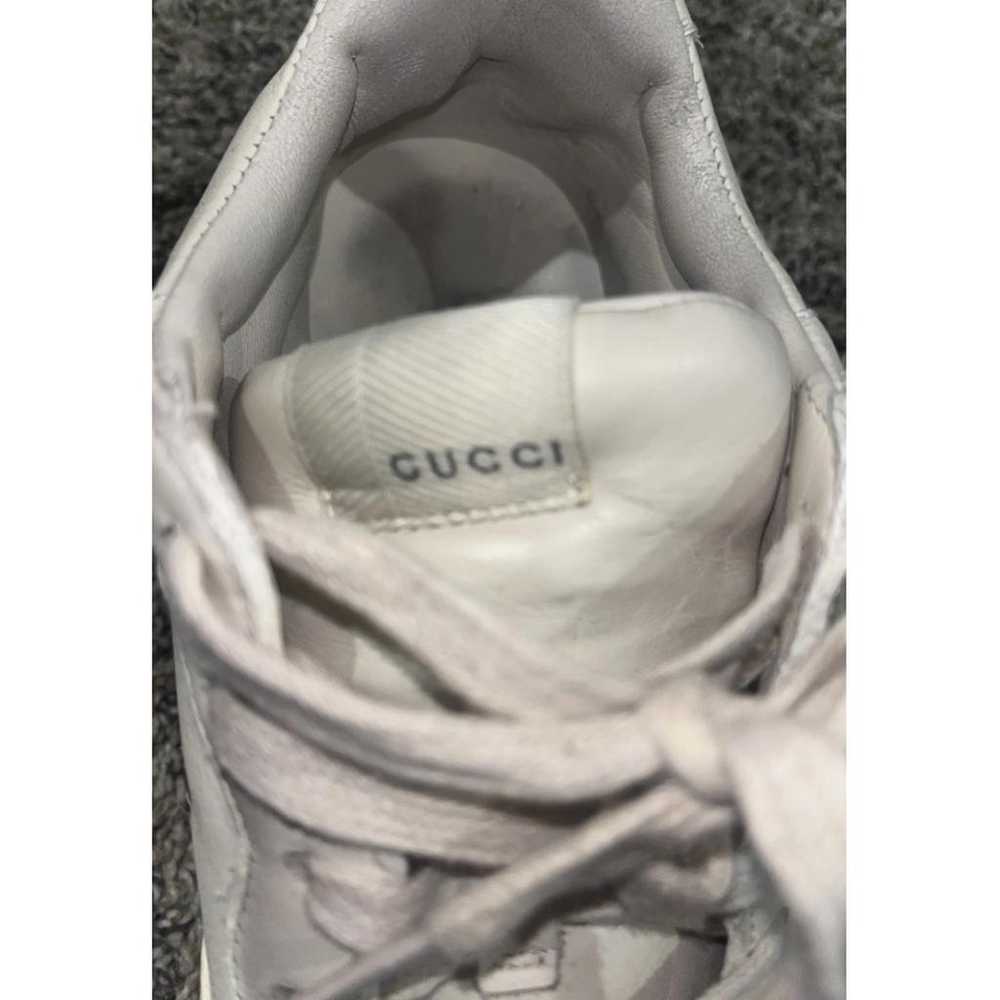 Gucci Rhyton leather low trainers - image 4