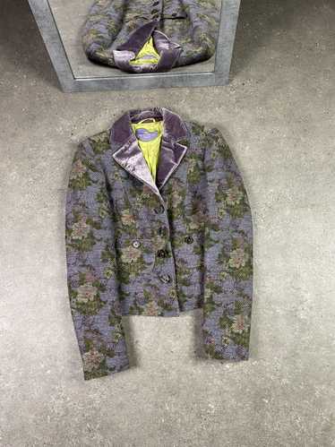 Etro × Luxury × Streetwear Vintage Etro Floral Bla