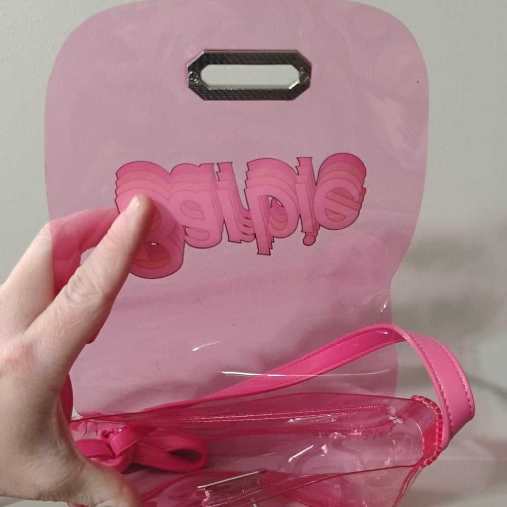 Forever 21 Barbie Clear Pink Plastic Purse Crossb… - image 6