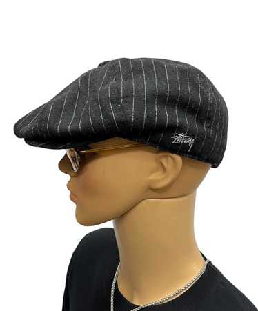 Vintage Green & Black Striped online Beret