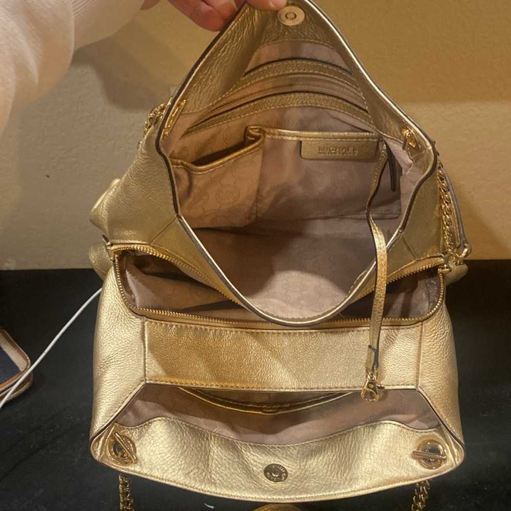 MK gold shoulder bag - image 3