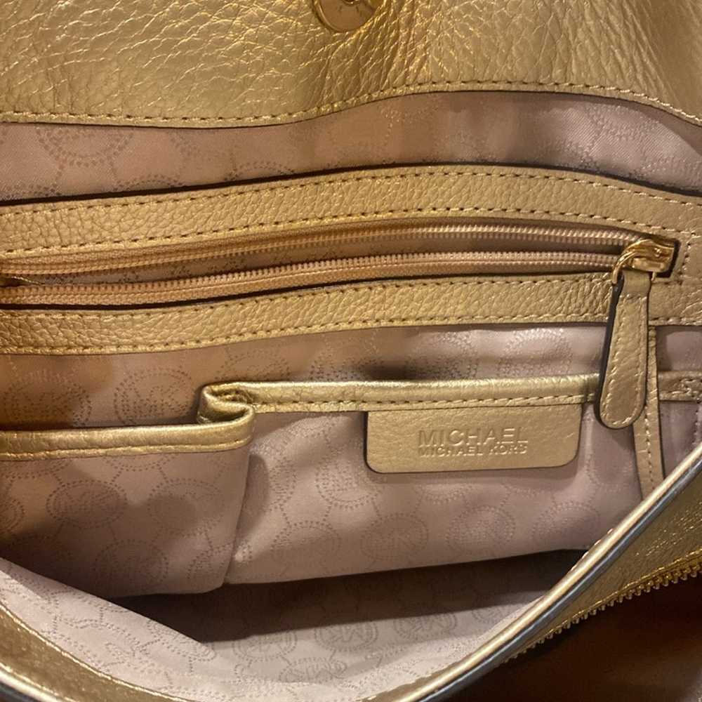 MK gold shoulder bag - image 4