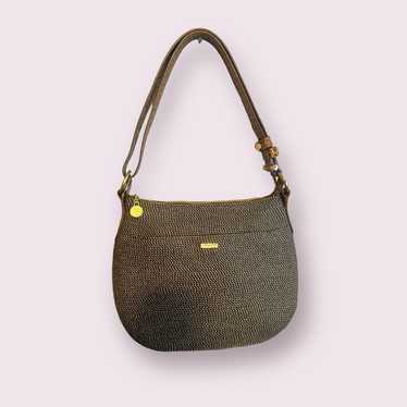 Eric Javits New York Squishee Raffia Gold Handbag - image 1