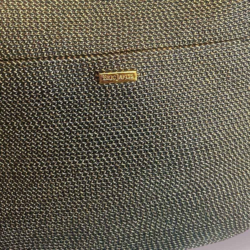 Eric Javits New York Squishee Raffia Gold Handbag - image 2