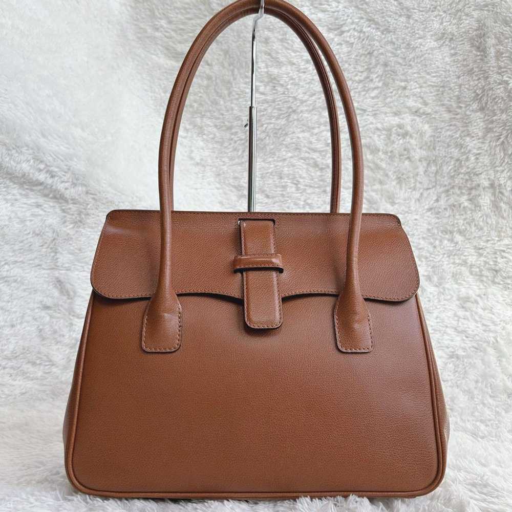 HAMANO Hamano Leather Craft Calf Leather Camel To… - image 2