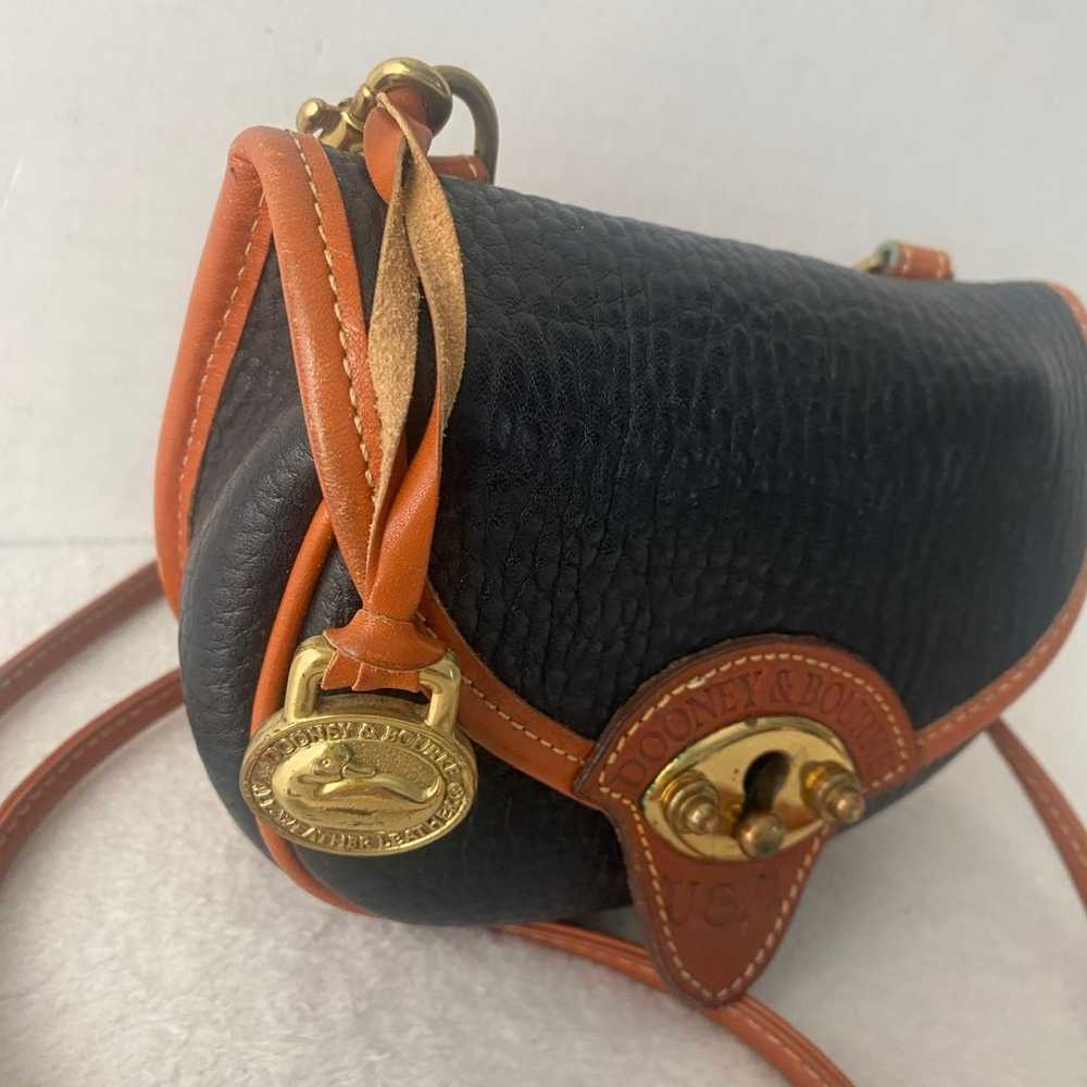 Dooney & Bourke USA Leather Mini Crossbody Calvar… - image 2