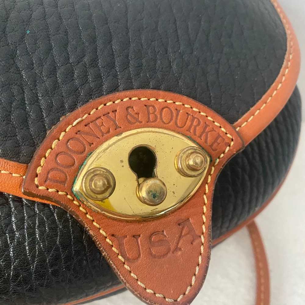 Dooney & Bourke USA Leather Mini Crossbody Calvar… - image 3