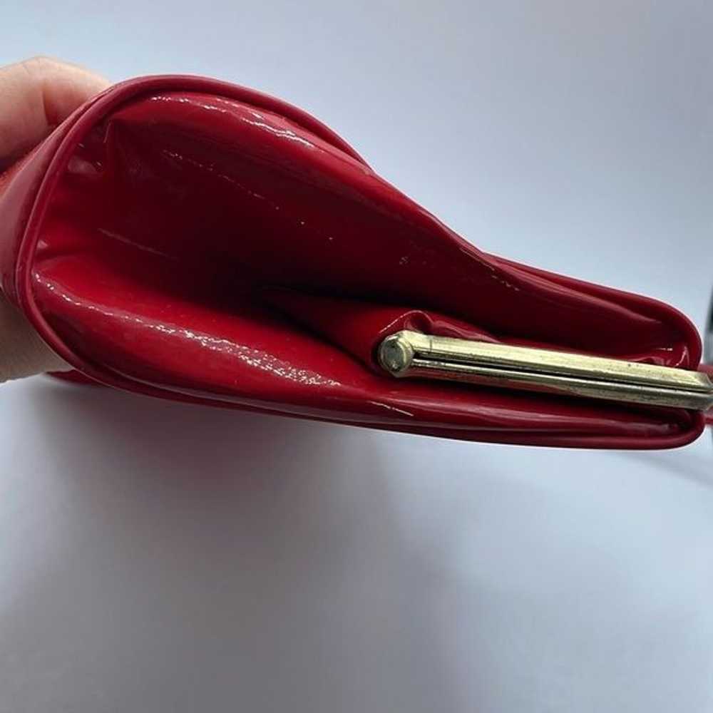 Vintage MCM red faux leather purse. - image 5